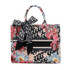 Book Tote Designer Inspired Bag with Scarf - Floral (Medium)