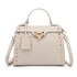 Lara Studded Top Handle Bag - Nude