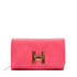 Hannah Designer Inspired H Purse - Fuchsia