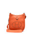 Evelyne Designer Inspired H Crossbody Bag - Orange