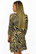 Maritza Tiger Animal Print Wrap Dress