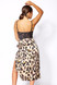 Alicia Animal Leopard Print Wrap Midi Skirt