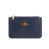 Carrie Bee Leather Key Pouch - Navy