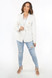 Georgia Knitted Hopsack Double Breasted Tailored Blazer - White