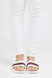 Erika Striped Sliders - White