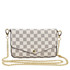 Lilly Pochette Designer Inspired Bag Set - White Check