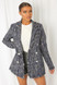 Verity Boucle Designer Inspired Jacket - Navy Mix