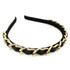 Missy Designer Inspired Chain Headband - Black