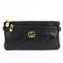 Kiyah Real Leather Designer Inspired Wristlet Purse - Black