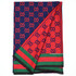 Whitney Reversible Scarf - Navy / Red