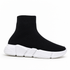 High Speed Balenciaga Inspired Sock Trainers - Black