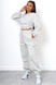 Zoe Designer Inspired Tie Ruching Loungewear Set - Grey