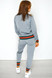 Sophie Striped Loungewear Set - Grey