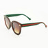 Miami Striped Bee Sunglasses - Brown