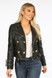 Helena PU Faux Leather Balmain Inspired Biker Jacket