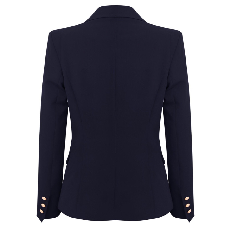 Red Doublet Fancy Blazer Wool Gold Braid And White Trim