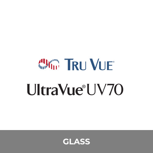 Tru Vue® logo and UltraVue® UV70 logo