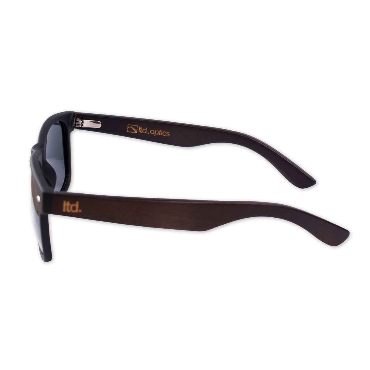 The Chameleon  Stylish Wood Temple Sunglasses