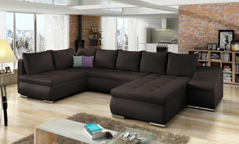Liverpool U shaped sofa bed with storage S66