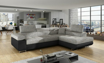 Leeds corner sofa bed with storage B01/S11