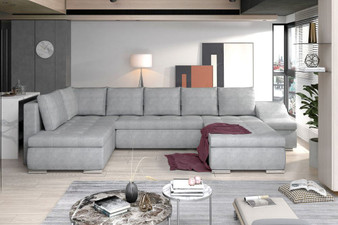 Liverpool U shaped sofa bed with storage O02