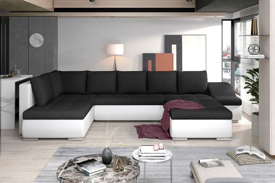Liverpool U shaped sofa bed with storage S14/S17