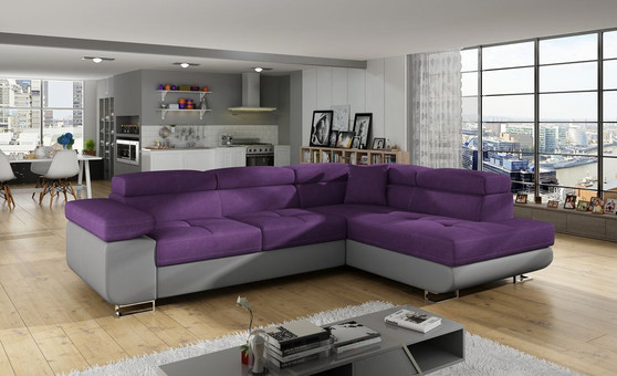 Leeds corner sofa bed with storage O65/S29
