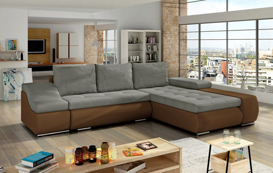 Edinburgh corner sofa bed with storage S13/S