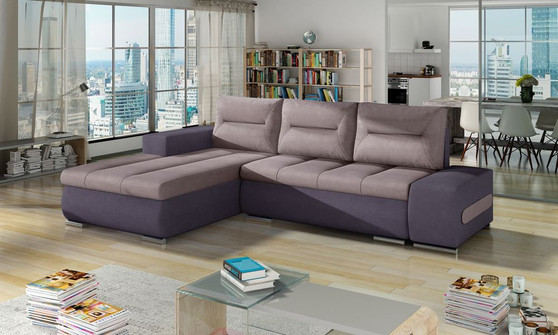 Leicester corner sofa bed with storage S61/S65
