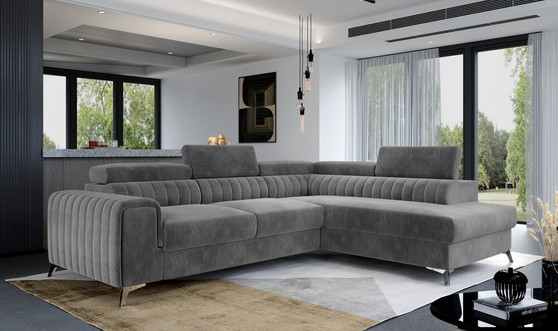 Glasgow corner sofa bed with storage P06