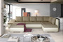 Liverpool U shaped sofa bed with storage B03/S13