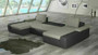 Birmingham U shaped sofa bed with storage S33/B03