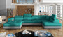 Sheffield U shaped sofa bed with storage D85/D90