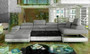 Sheffield U shaped sofa bed with storage O68/S11