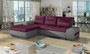 Leicester corner sofa bed with storage L68/S98