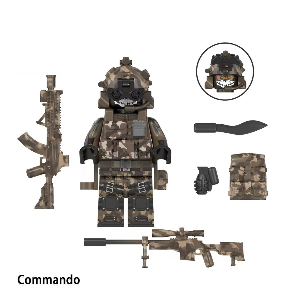 Special Forces Army Commandos Variations Custom Minifigures ...
