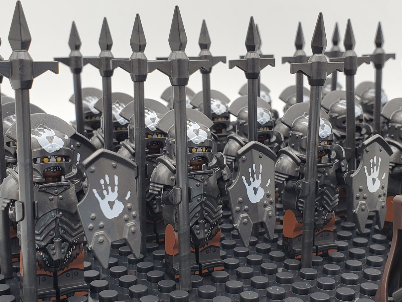 LOTR Orc Heavy Pikes Infantry Army 21 Minifigures Set - J's Little Things