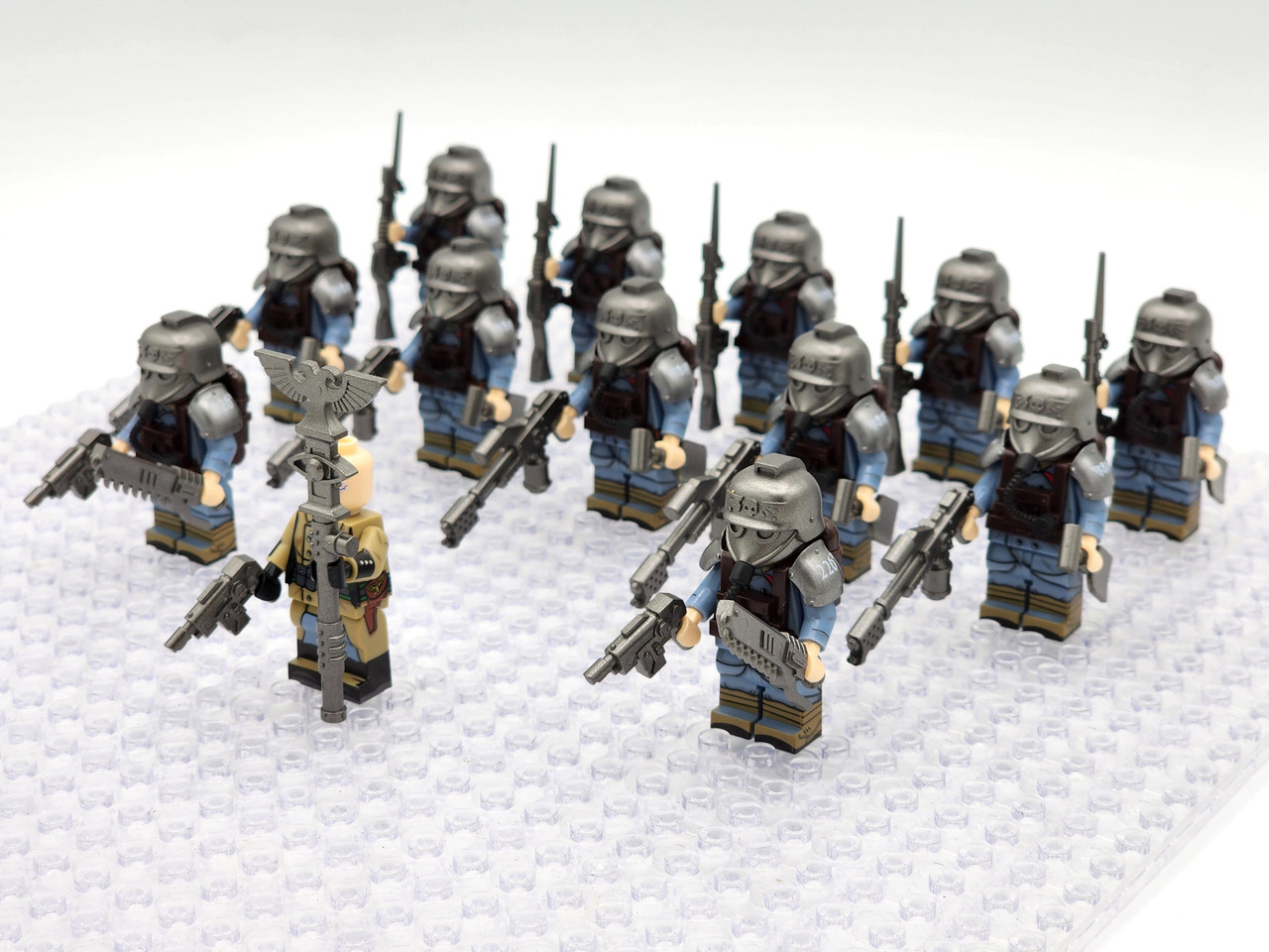 Warhammer 40K Death Korps of Krieg Psyker, Pyro Soldiers 13 Minifigures ...