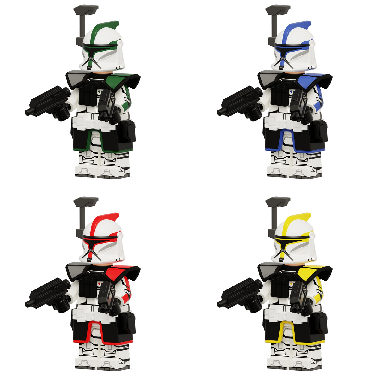 Star Wars Phase 1 ARC Troopers Ranked Custom Minifigures - J's