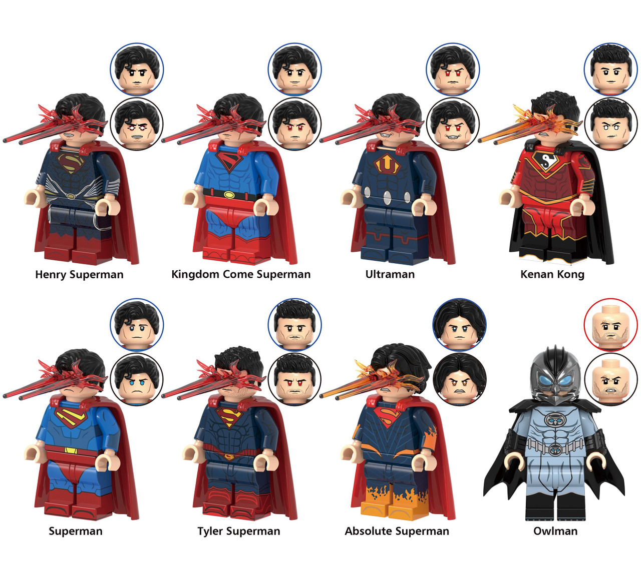 DC Universe Superman Custom Assortment Minifigures - J's Little Things