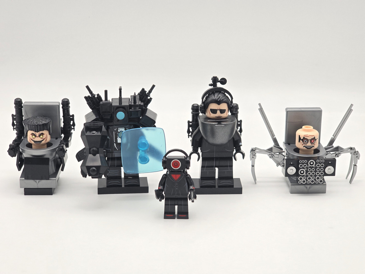 Skibidi Toilet Series Custom Minifigures Set 4 - J's Little