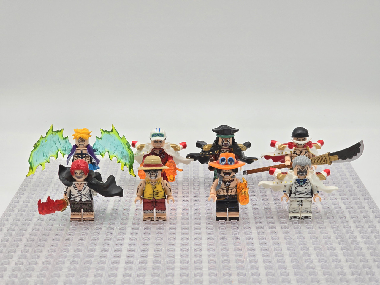 One Piece Manga Custom Minifigures Set 8pcs Set 2 XH - J's Little