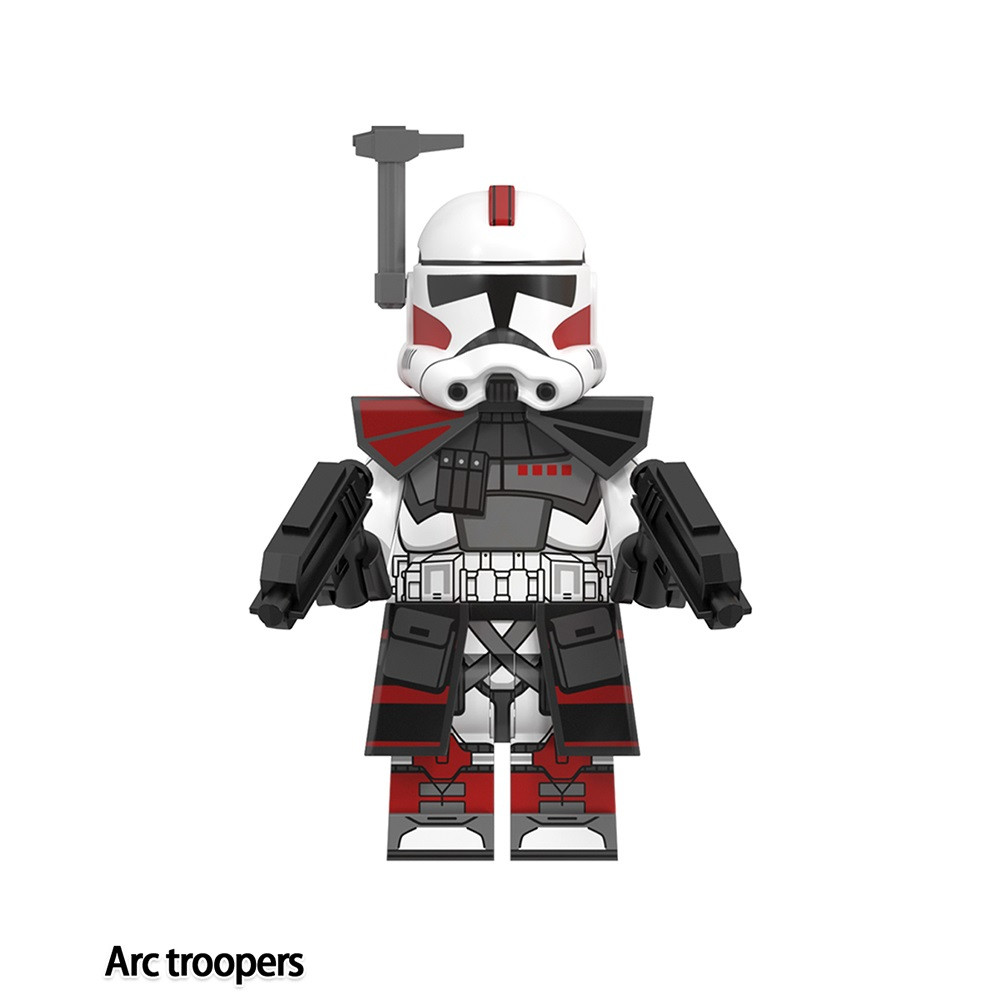 VEE RUBBER TROOPER 20×4.0 （新品未使用おまけ付き） Star Wars Arc Trooper Single Custom Minifigure WM2281 - J's Little