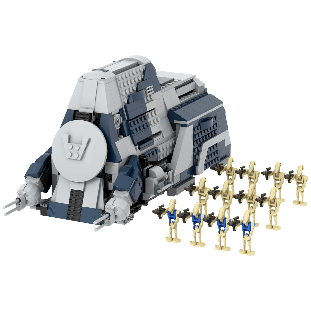 Star Wars Trade Union Troop Carrier MTT MOC Building Block Set