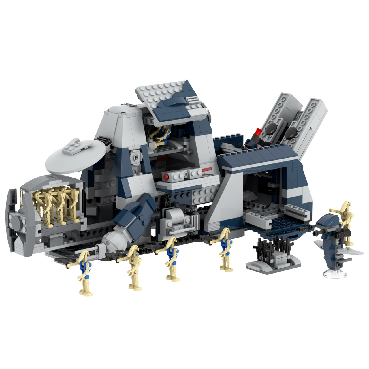 Lego Moc Lego Ucs Mtt Troop Transport Star Wars Mtt Toy Mtt Troop