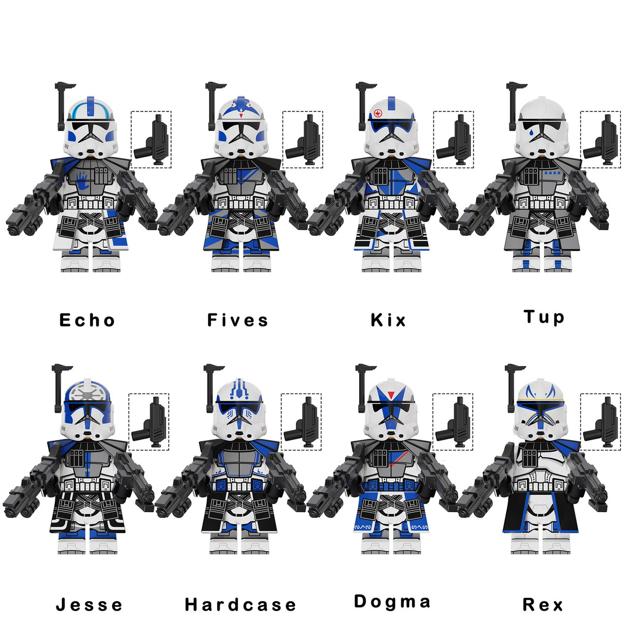 Star Wars Phase 2 501st Custom Minifigures Assortment - J's Little