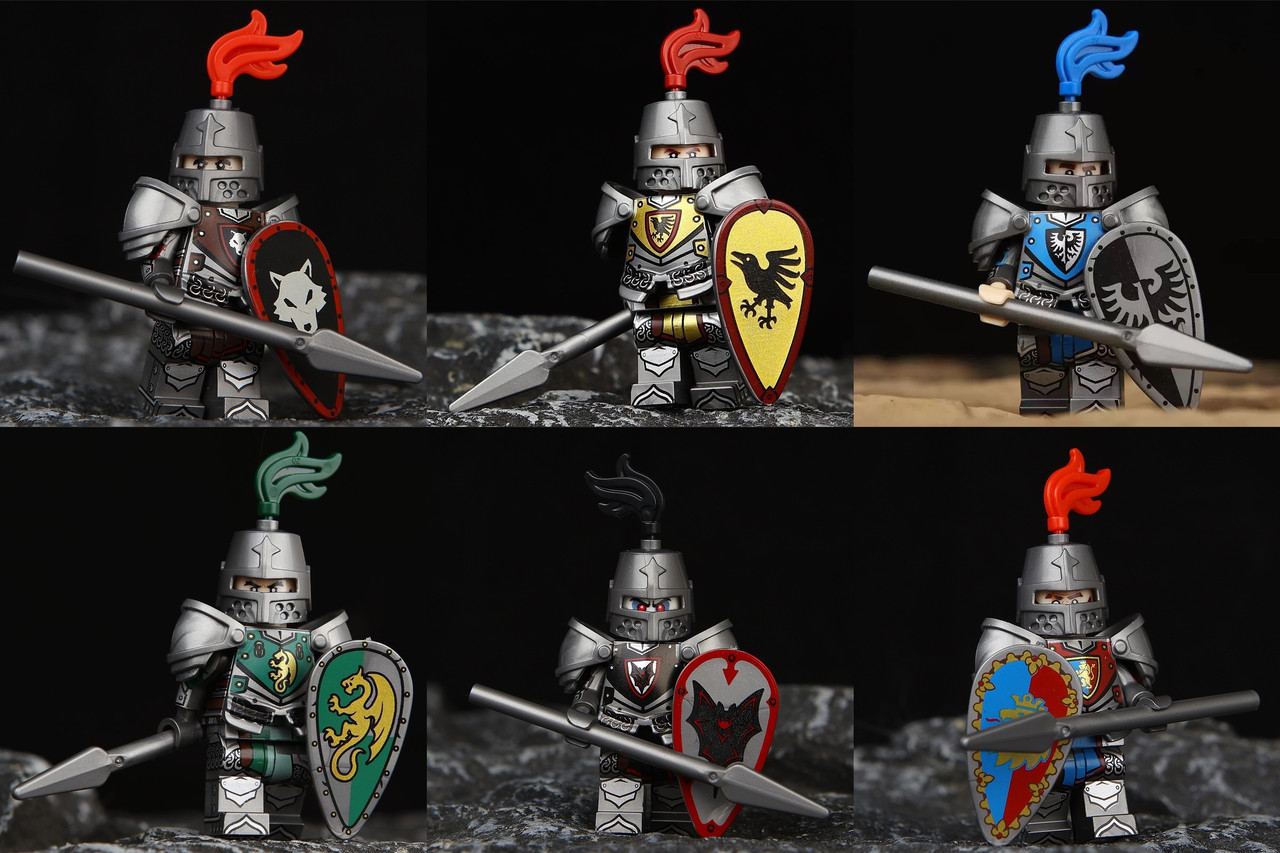 Medieval Knights Soldiers Army Custom Minifigures VP J's Little