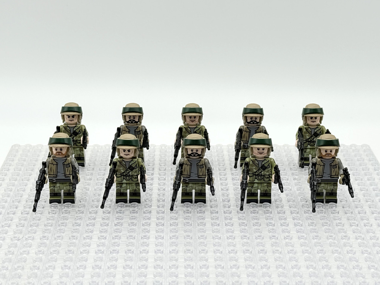 Star Wars Endor Rebel Soldiers Minifigures - J