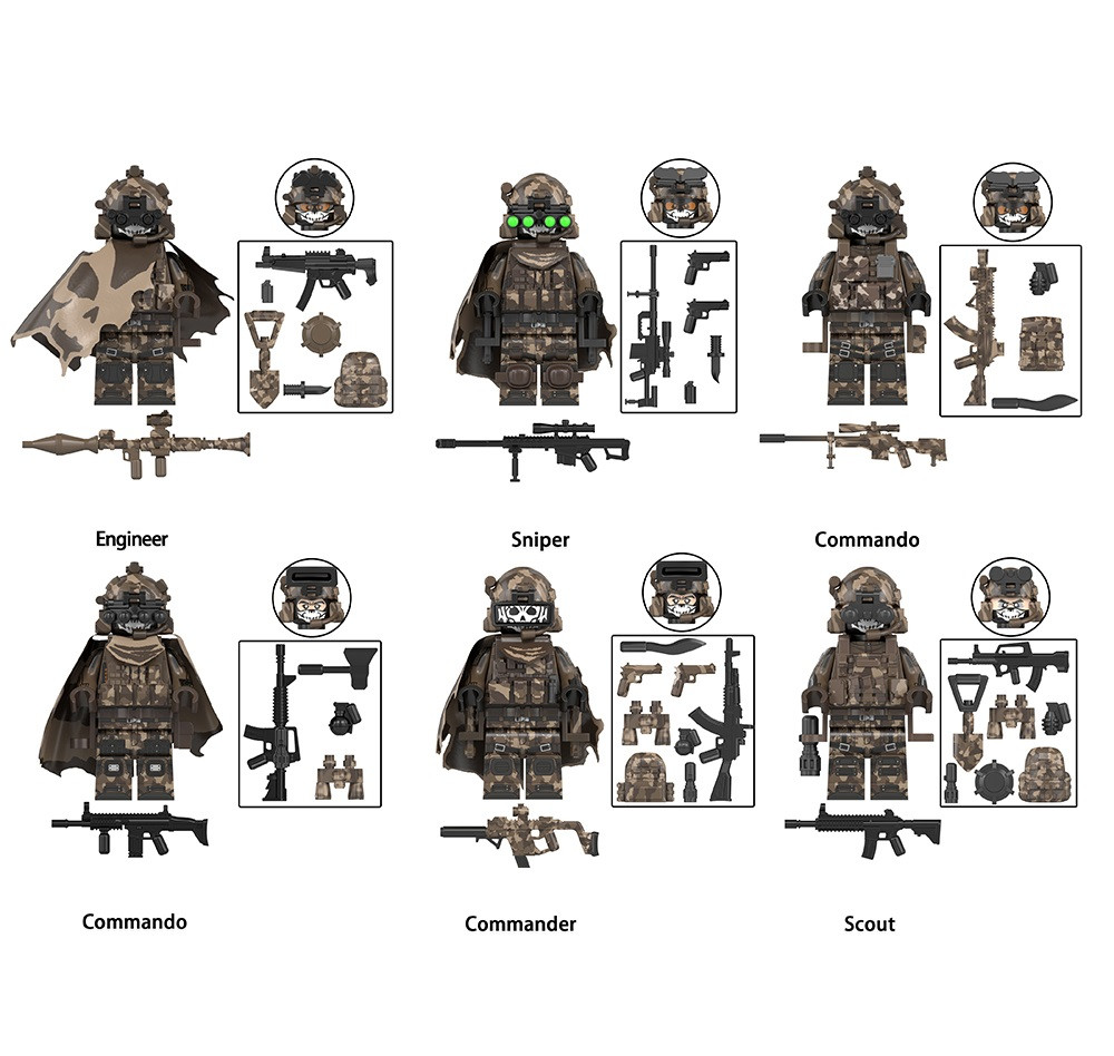 Special Forces Army Commandos Variations Custom Minifigures