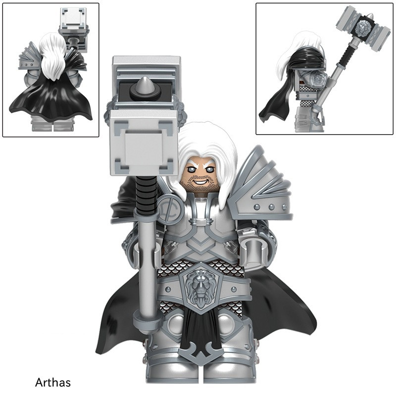 World of Warcraft Lich King Arthas Custom Minifigures - J's Little
